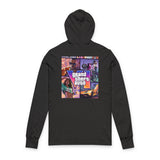 Grand Theft Auto Retro Logo Hooded Long Sleeve Tee
