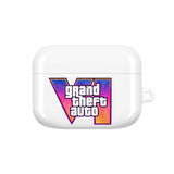 Grand Theft Auto V AirPod Case — Retro Neon Logo Protective Case