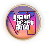 Grand Theft Auto V Retro Sunset Wall Clock