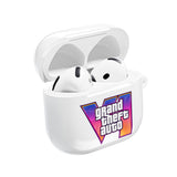 Grand Theft Auto V AirPod Case — Retro Neon Logo Protective Case