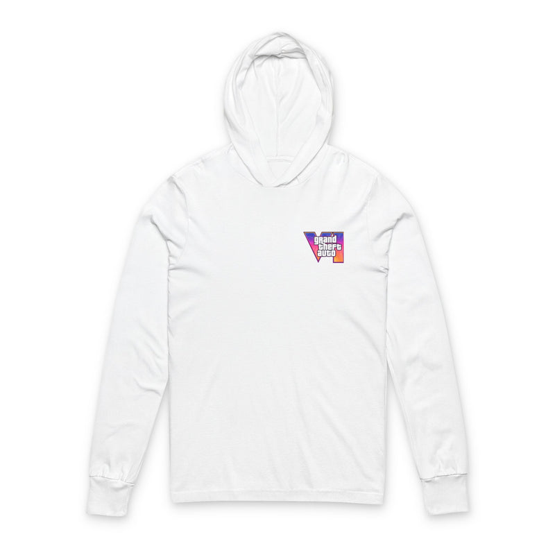 Grand Theft Auto Retro Logo Hooded Long Sleeve Tee