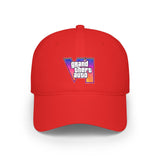 Low Profile Baseball Cap — Retro 'Grand Theft Auto' Logo Embroidered Hat