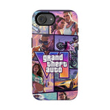 Phone Case — Retro Action Video Game Collage ("Grand Theft Auto V" Style)