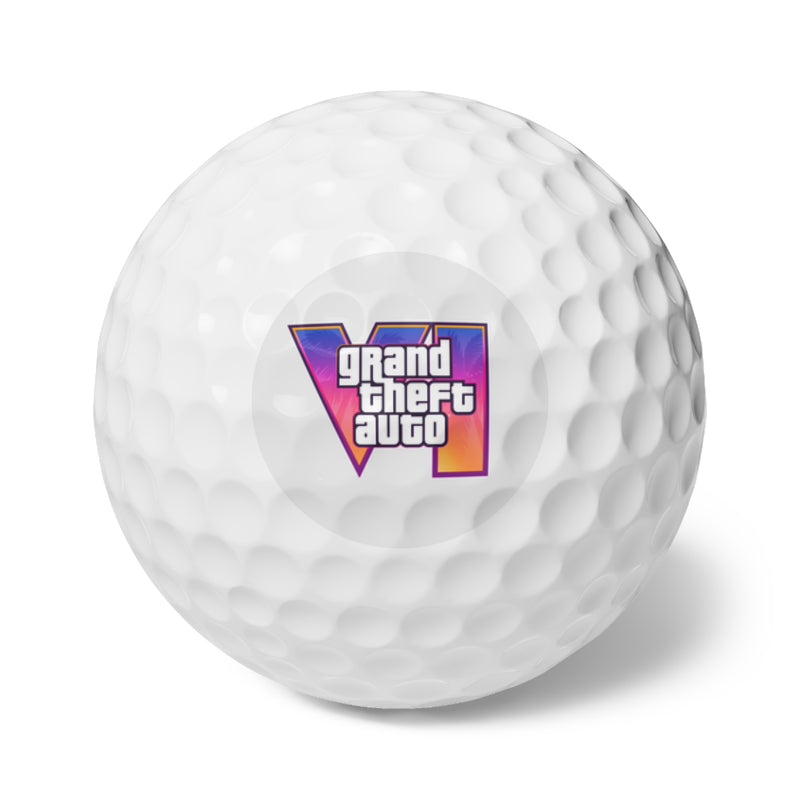 Golf Balls, 6pcs