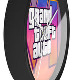 Grand Theft Auto V Retro Sunset Wall Clock
