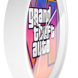 Grand Theft Auto V Retro Sunset Wall Clock