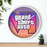 Grand Theft Auto V Retro Sunset Wall Clock