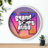 Grand Theft Auto V Retro Sunset Wall Clock