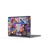 Grand Theft Auto Collage Clear MacBook Case