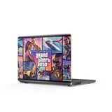 Grand Theft Auto Collage Clear MacBook Case